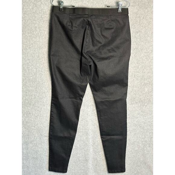 Eileen Fisher | Med | Organic Cotton Coated Pull-On Pants sustainable minimalist - Picture 2 of 8